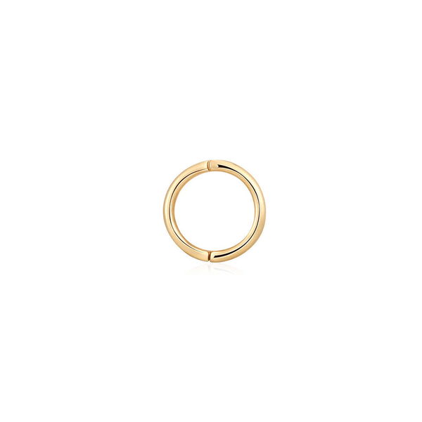 Closeup photo of SELMA | 8.5 mm Endless Hoop Earring and Charm Connector