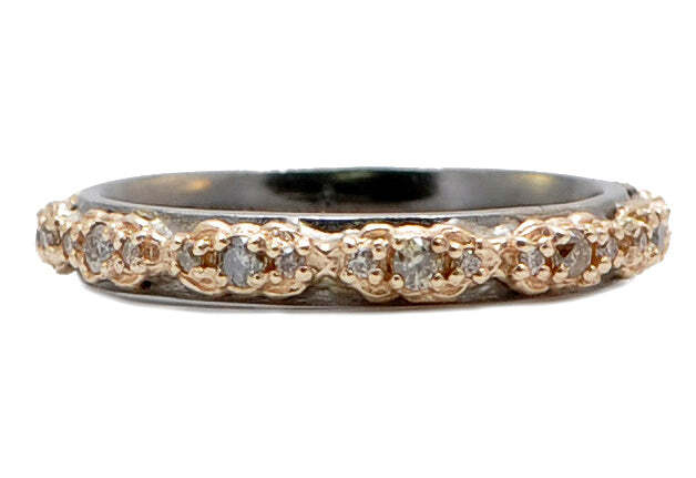 Mini Scroll Stack Band Ring