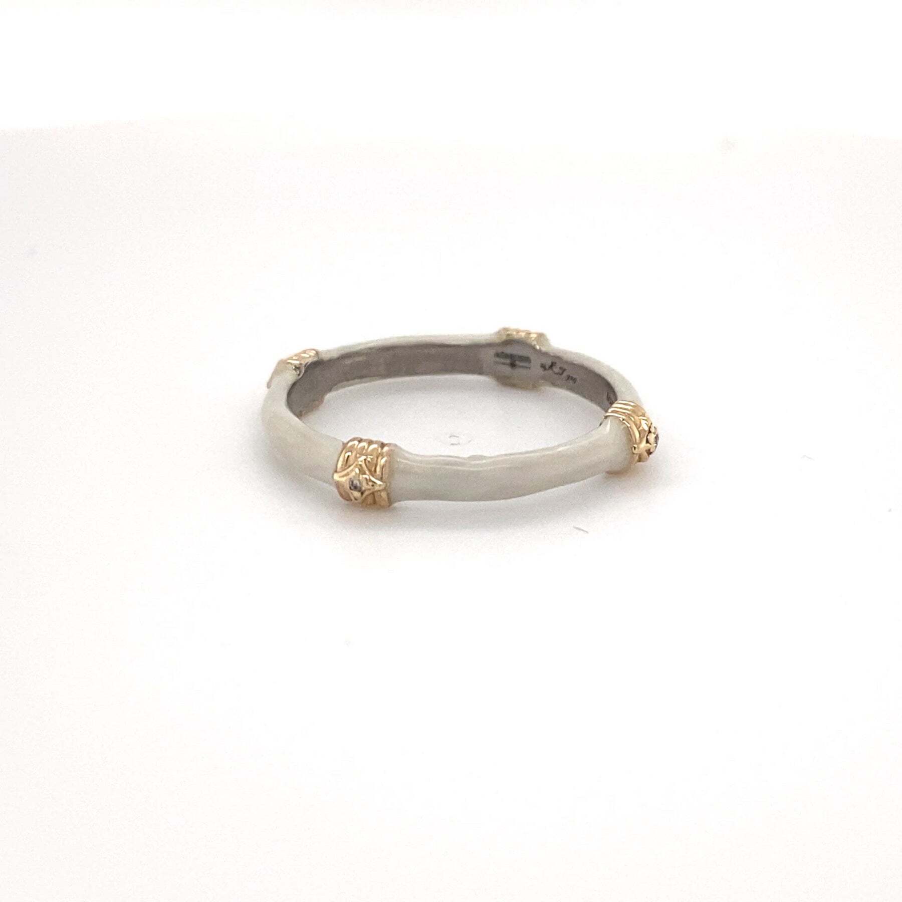 Enamel Stack Band Ring