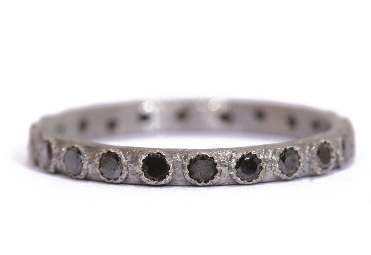 Black Diamond Stack Ring