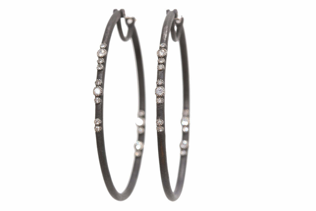 Oval Hoop Earrings