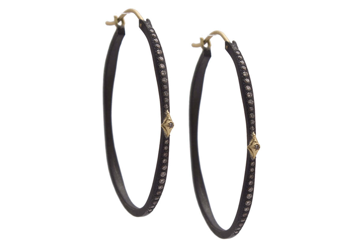 Crivelli Oval Hoop Earrings