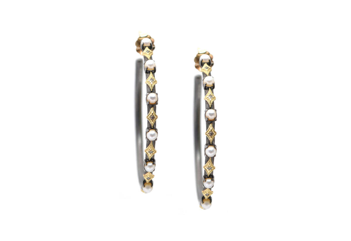 Crivelli Hoop Earrings