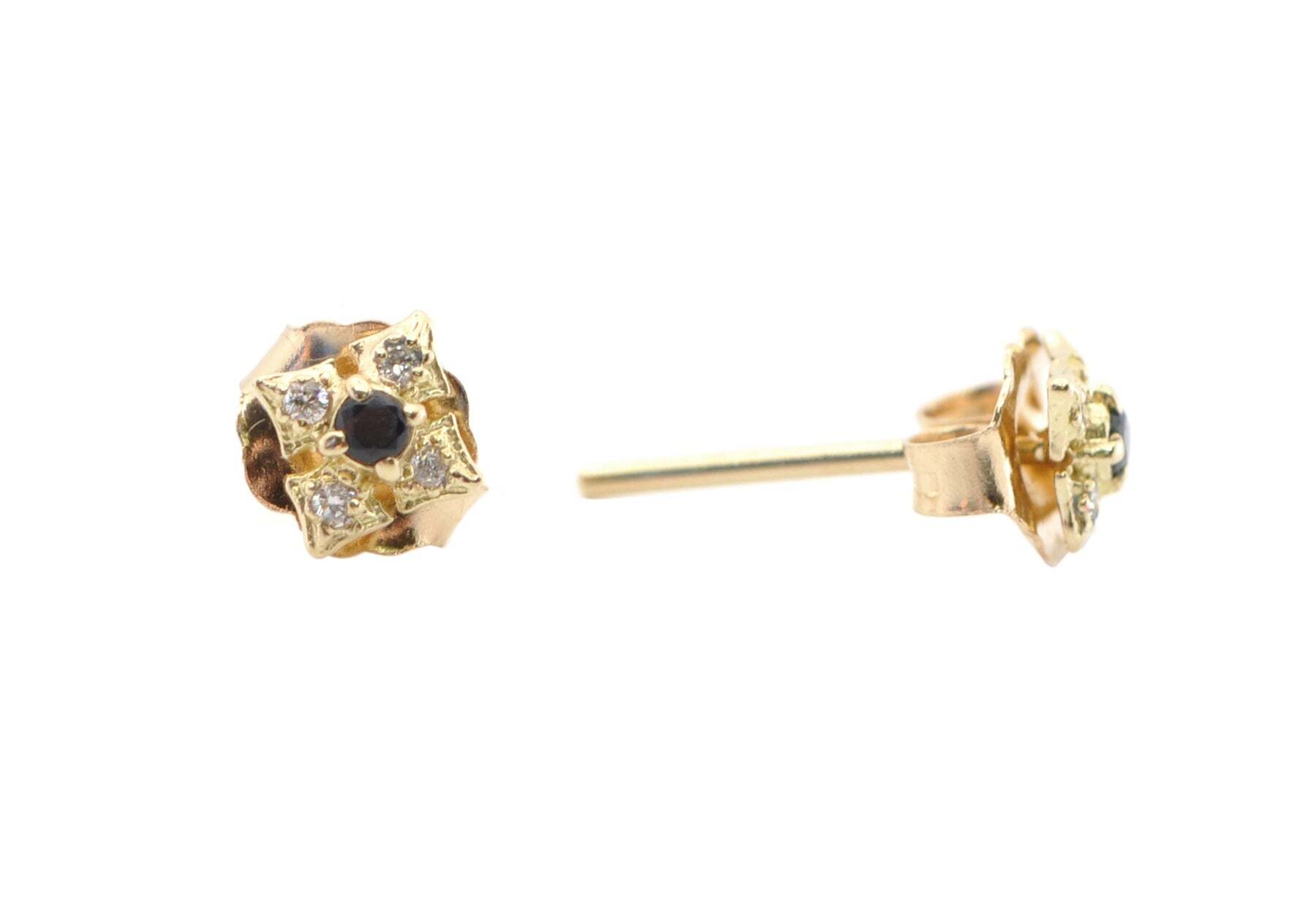 Crivelli Cross Stud Earrings