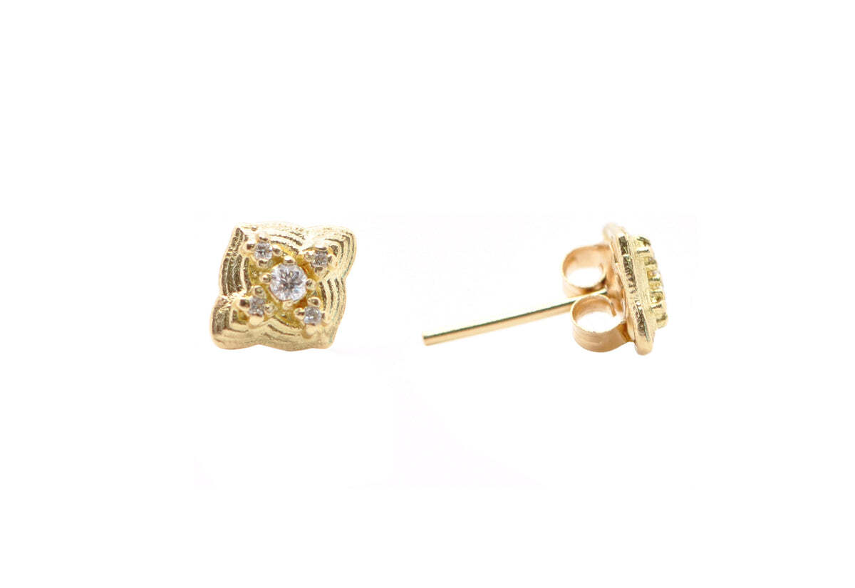 Scroll Stud Earrings