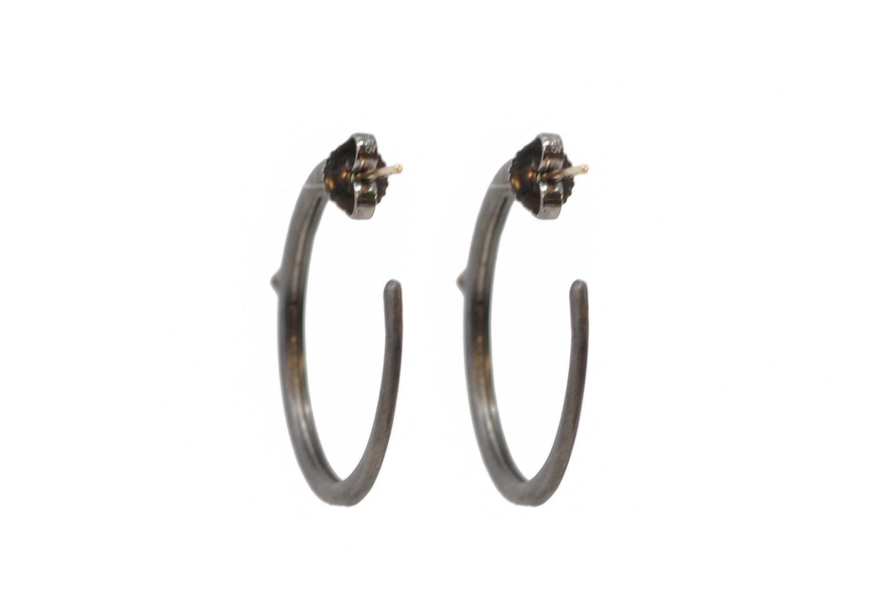 25 MM CRIVELLI HOOP EARRINGS