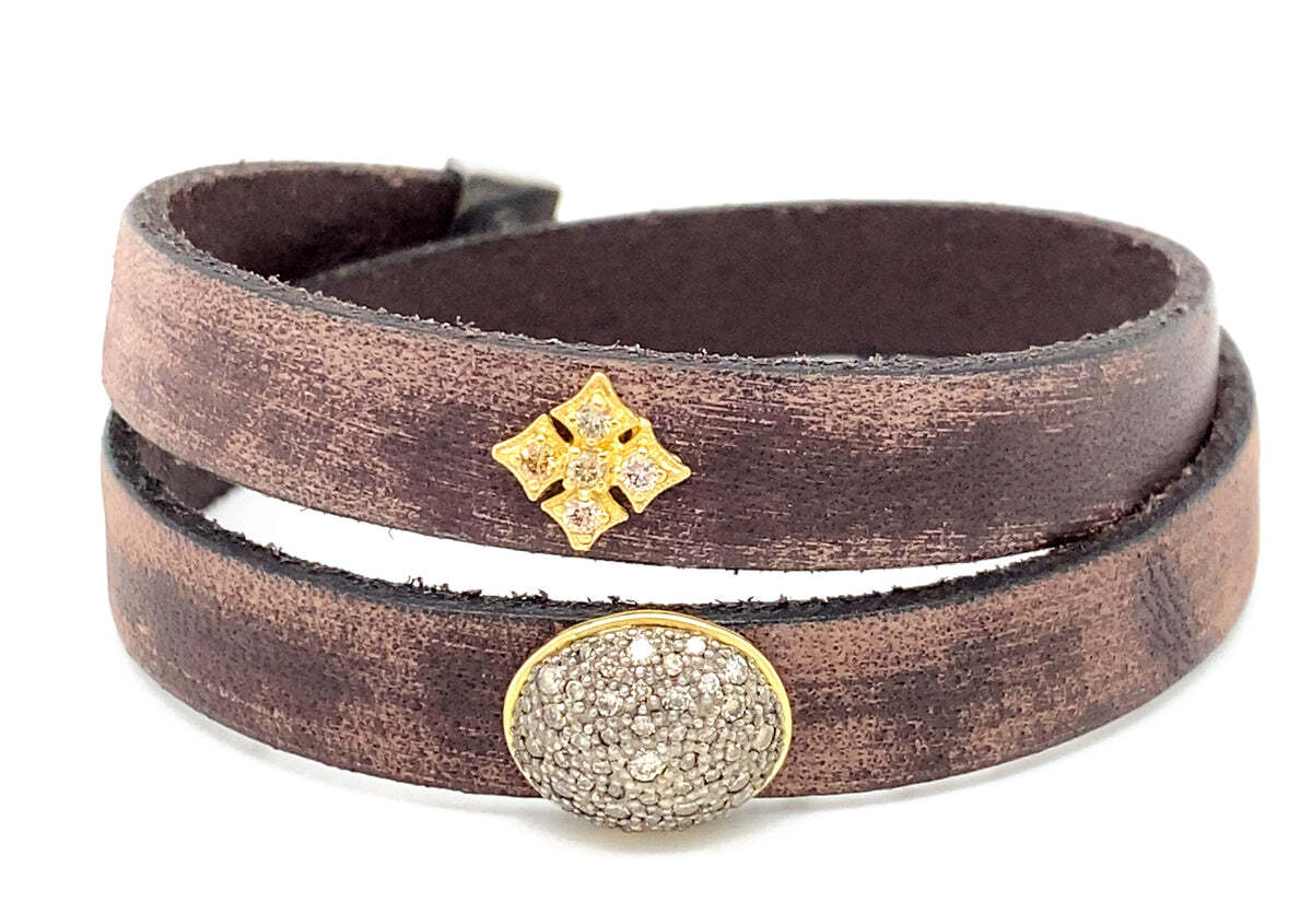 Leather Wrap Bracelet