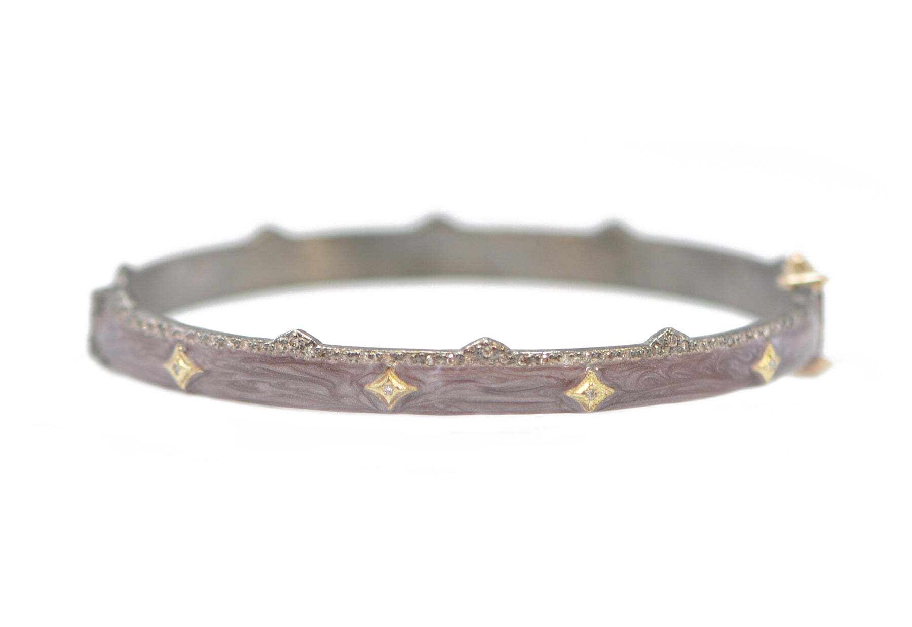 SEDUCTIVE POETRY ENAMEL CRIVELLI HUGGIE BRACELET