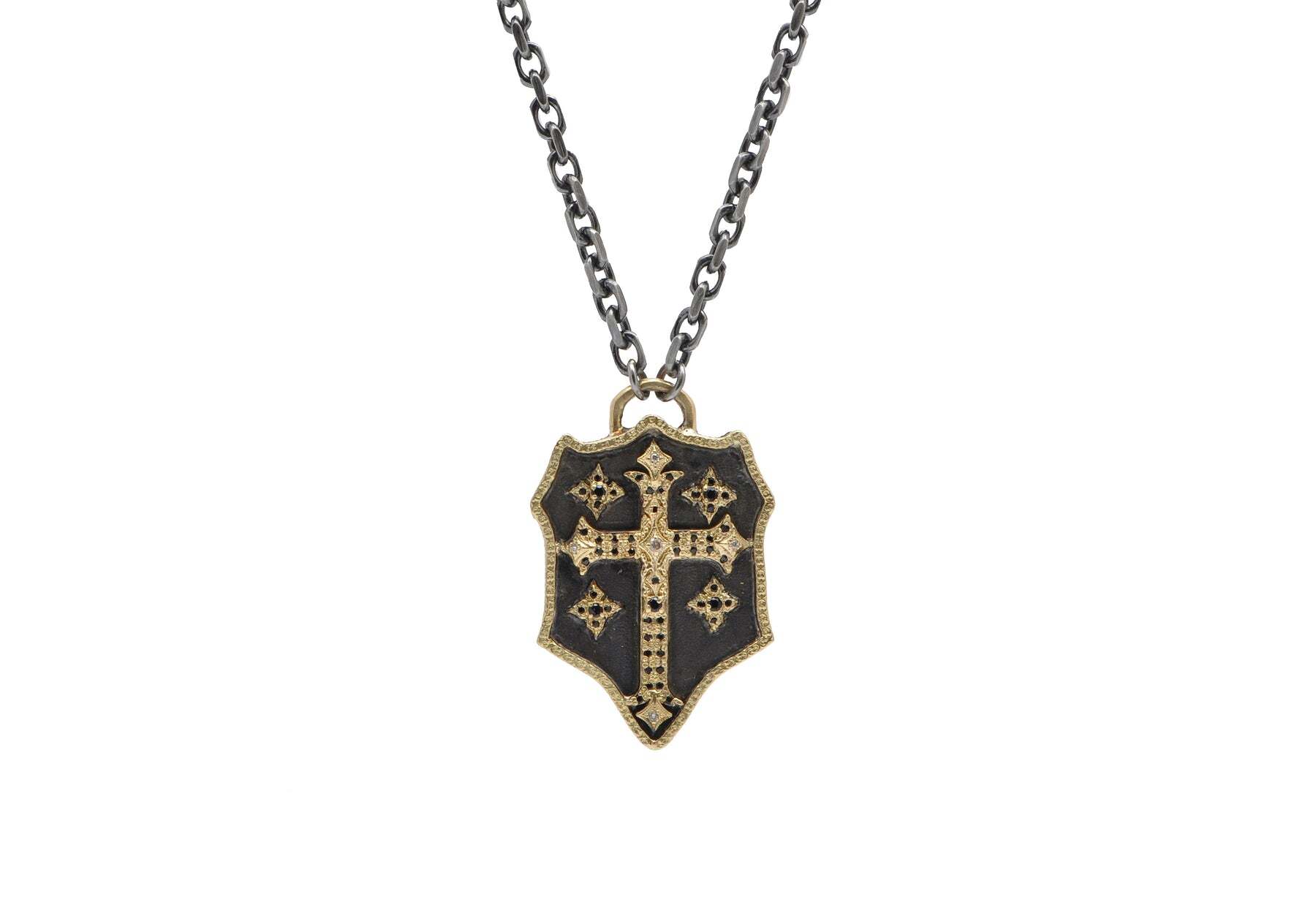 Cross Shield Necklace