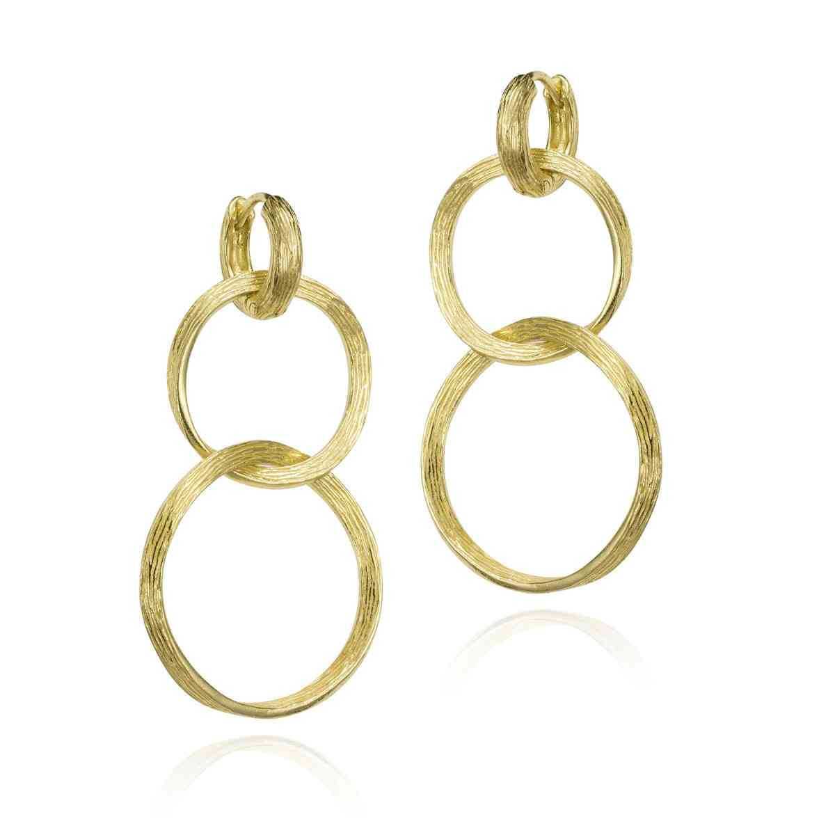 FLORENCE Earrings in Silver. 18k Gold Vermeil