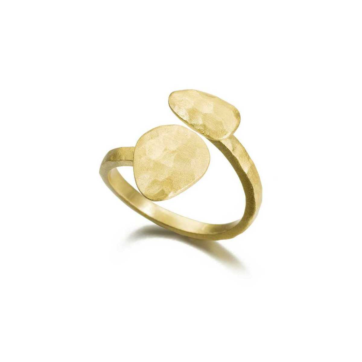 ESSENTIAL Ring in Silver. 18k Gold Vermeil