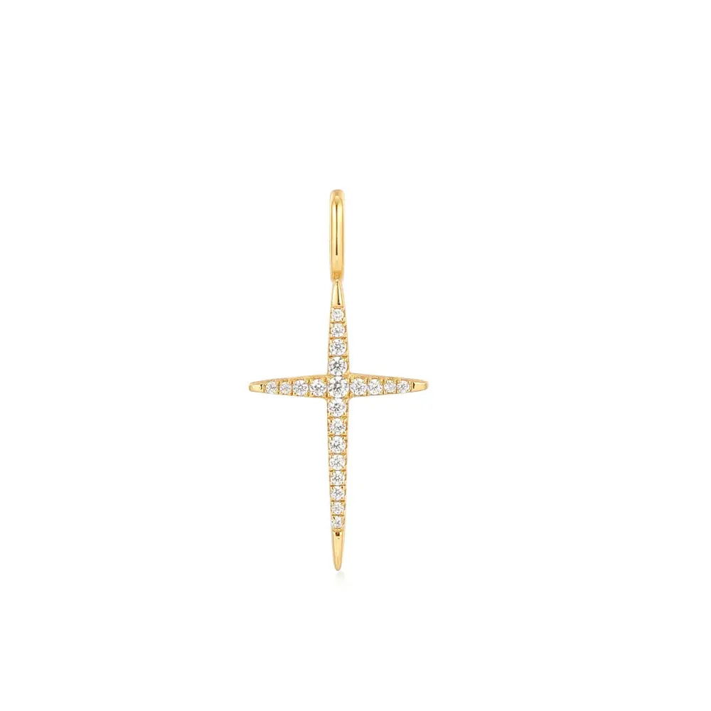 GOLD CROSS CHARM GOLD