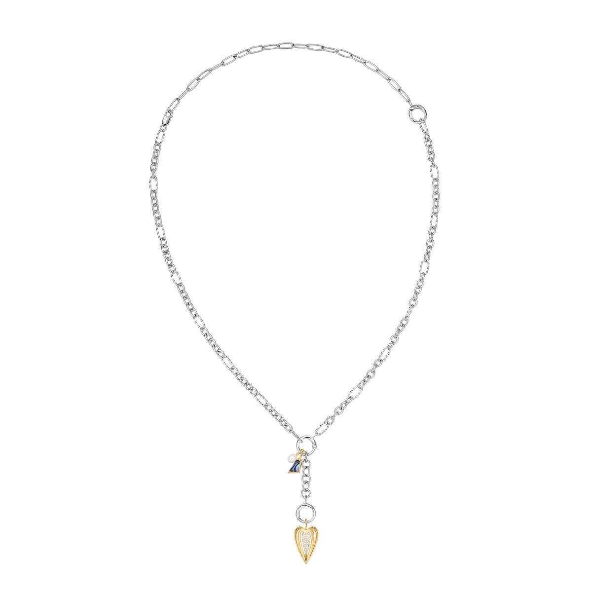 Gold Abalone Necklace Charm
