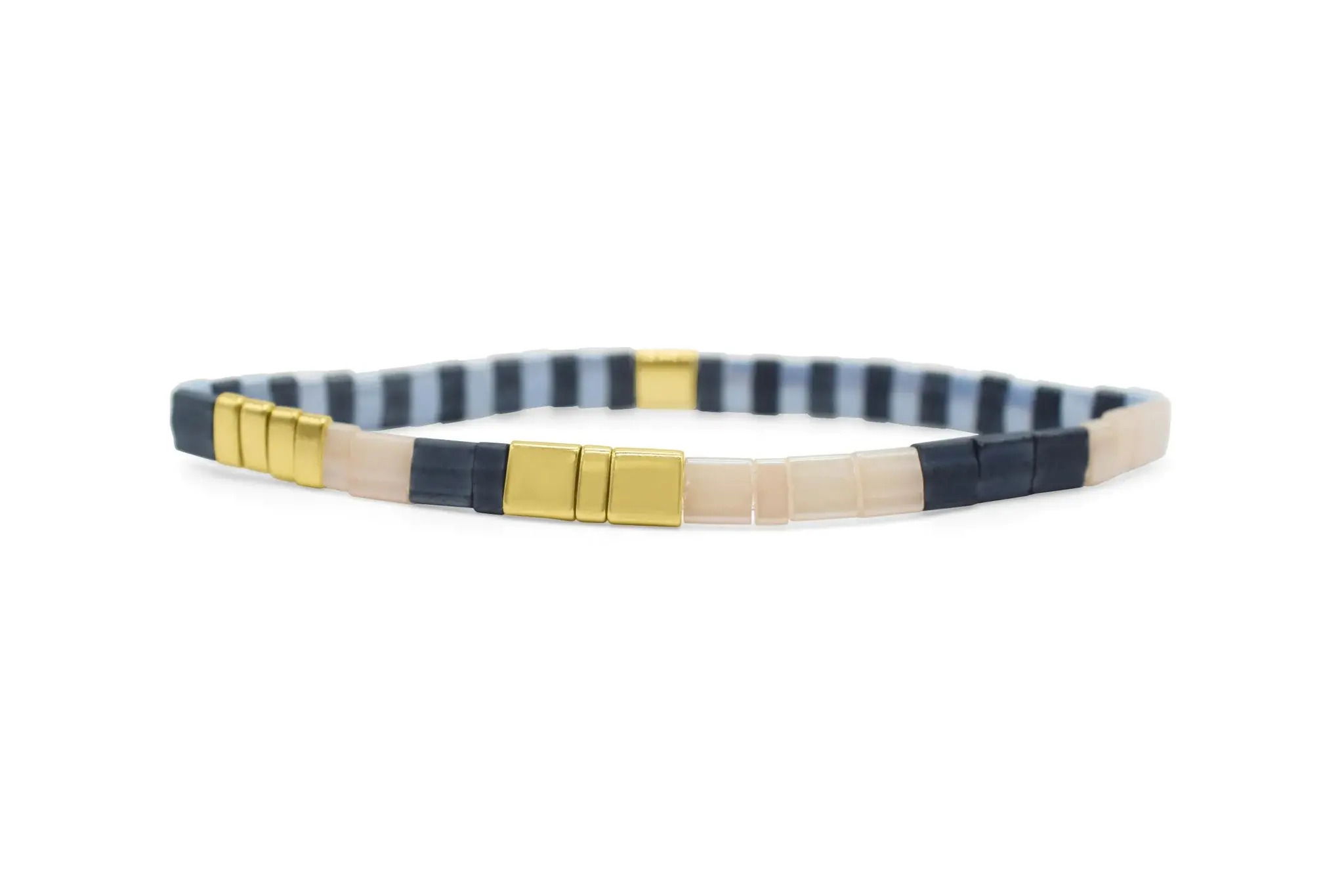 THANK YOU - Morse Code Tila Beaded Bracelet
