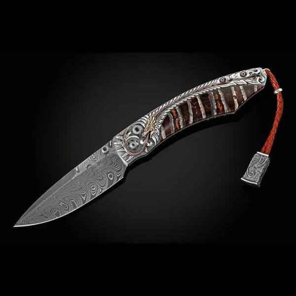 Closeup photo of Spearpoint 'Dragon Skin' Pocket Knife | William Henry