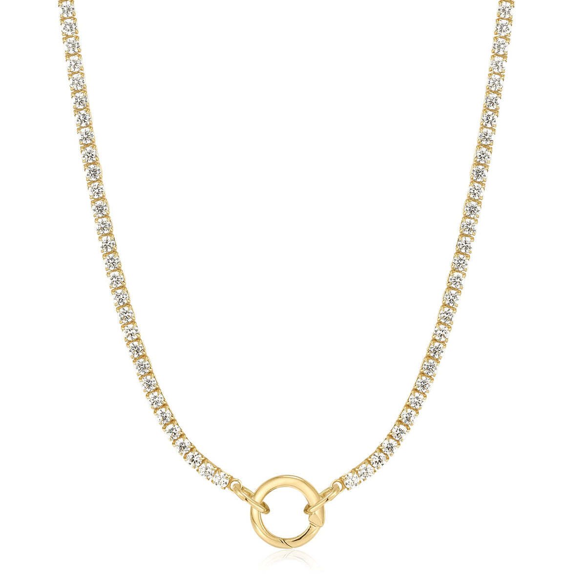 Gold Sparkle Chain Charm Connector Necklace– Ania Haie US