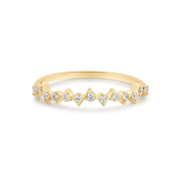 Closeup photo of SAMARA | Lab-Grown Diamond Stacking Ring