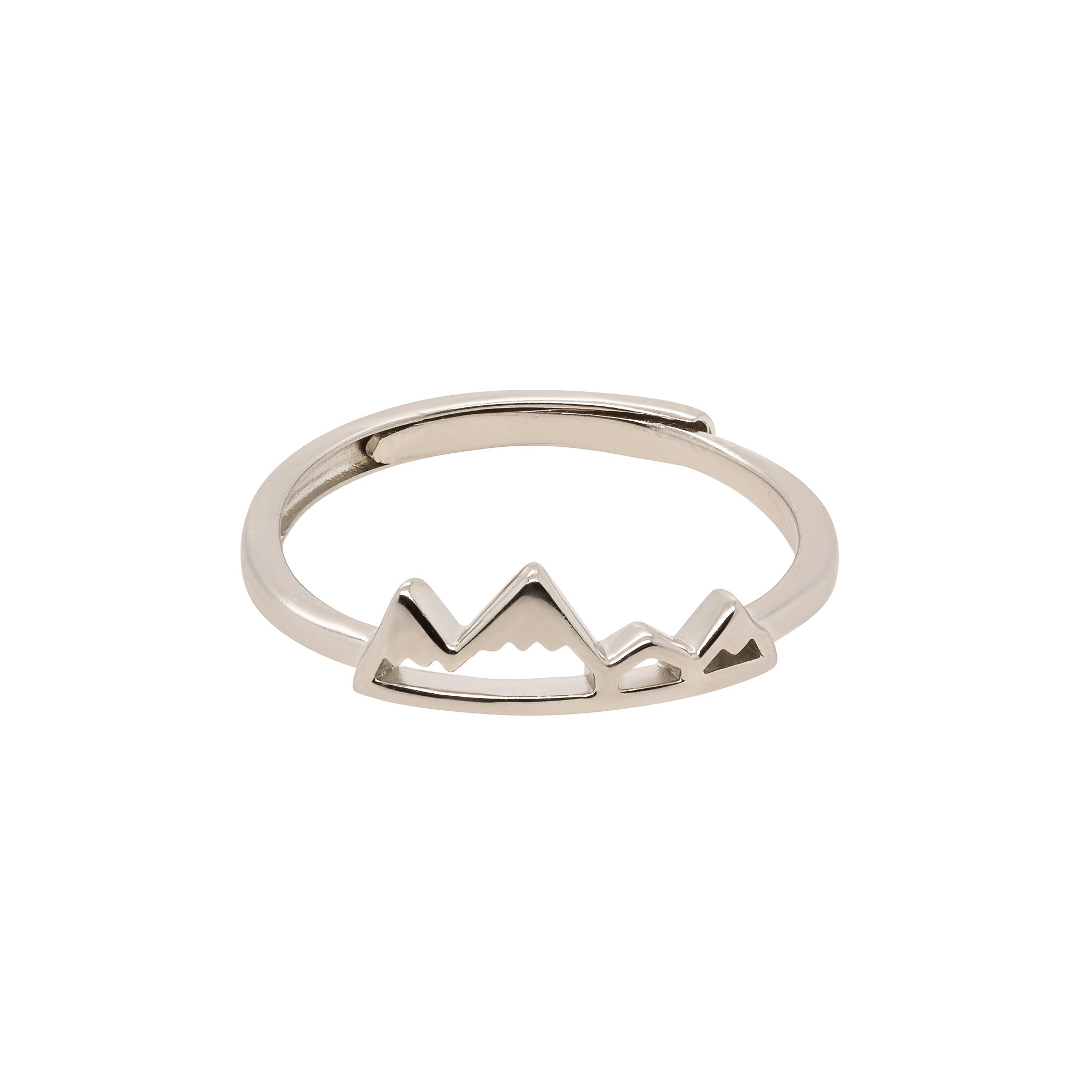 Sterling Silver Mountain Ring - Adjustable
