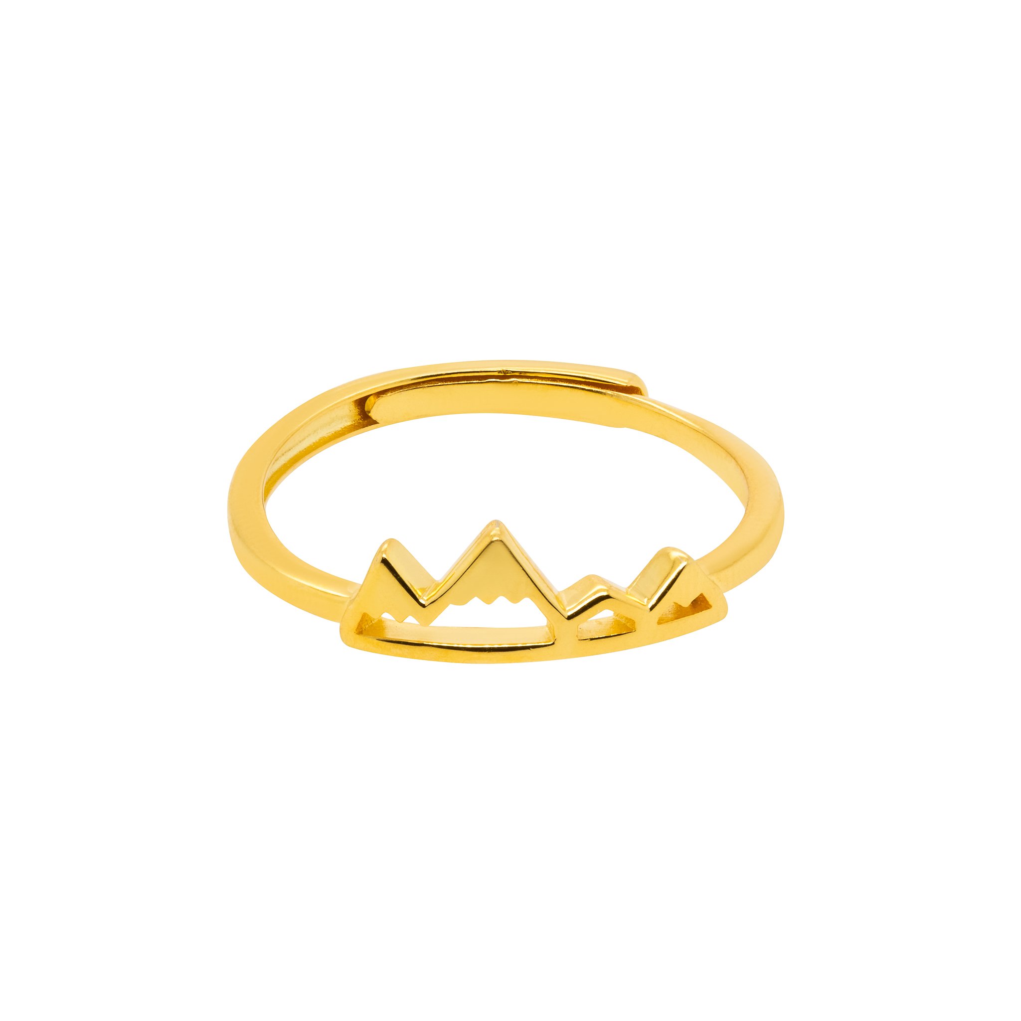 Freya Adjustable Ring (18K Gold Plated) – Banks Jewelry