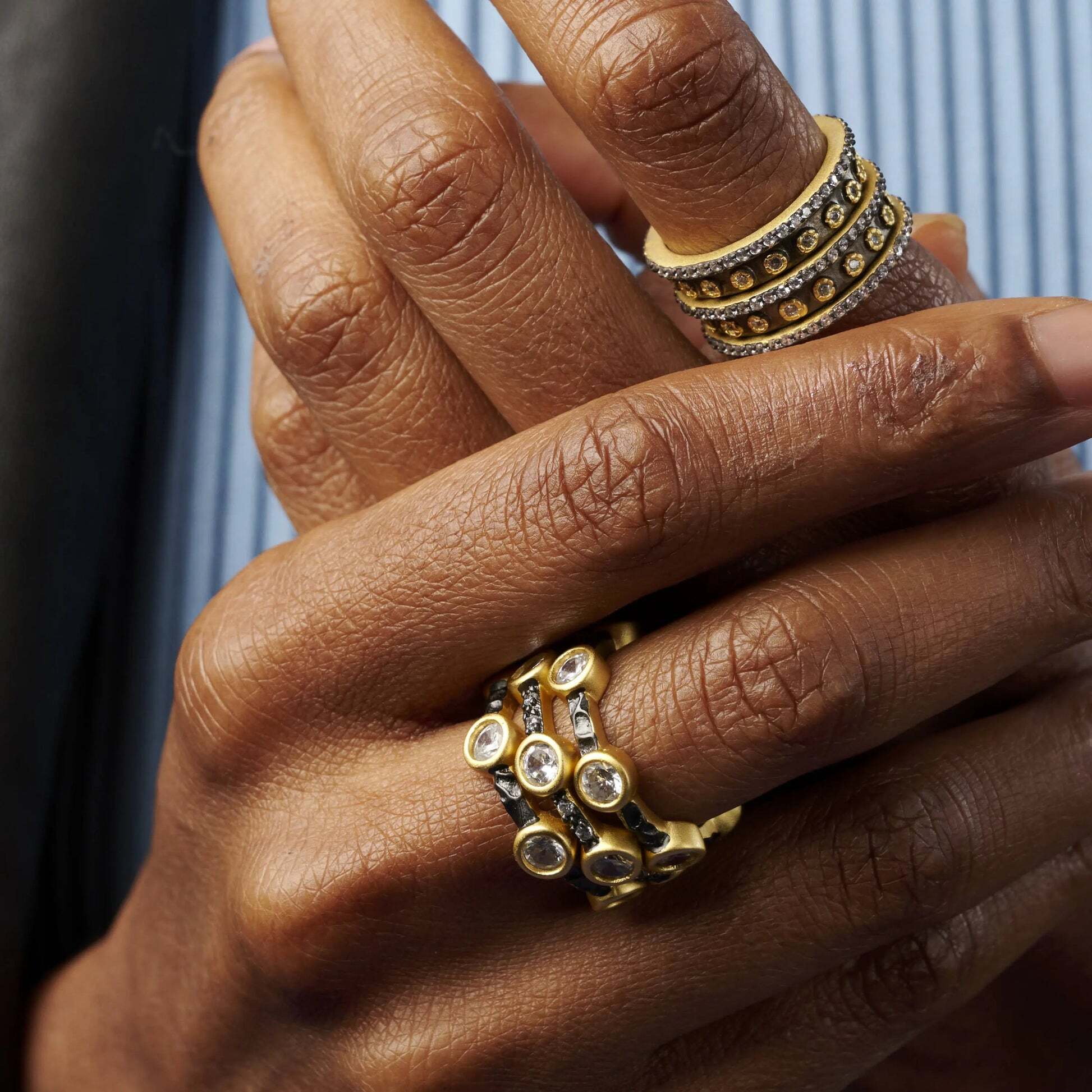 Starry Night Ring Set Size 6