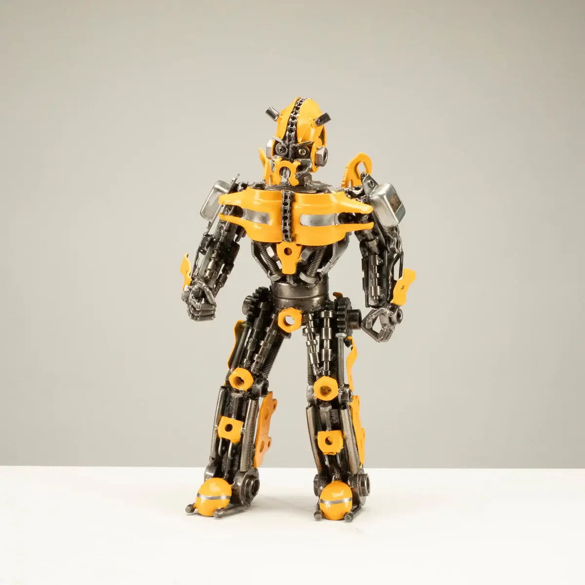 16" BumbleBee Inspired Recycled Metal Sculpture