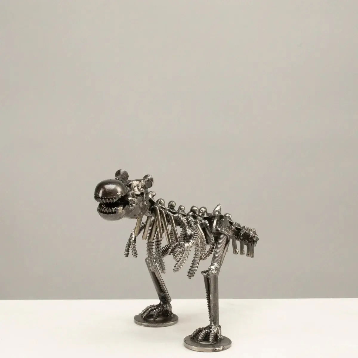 T-Rex Recycled Metal Sculpture