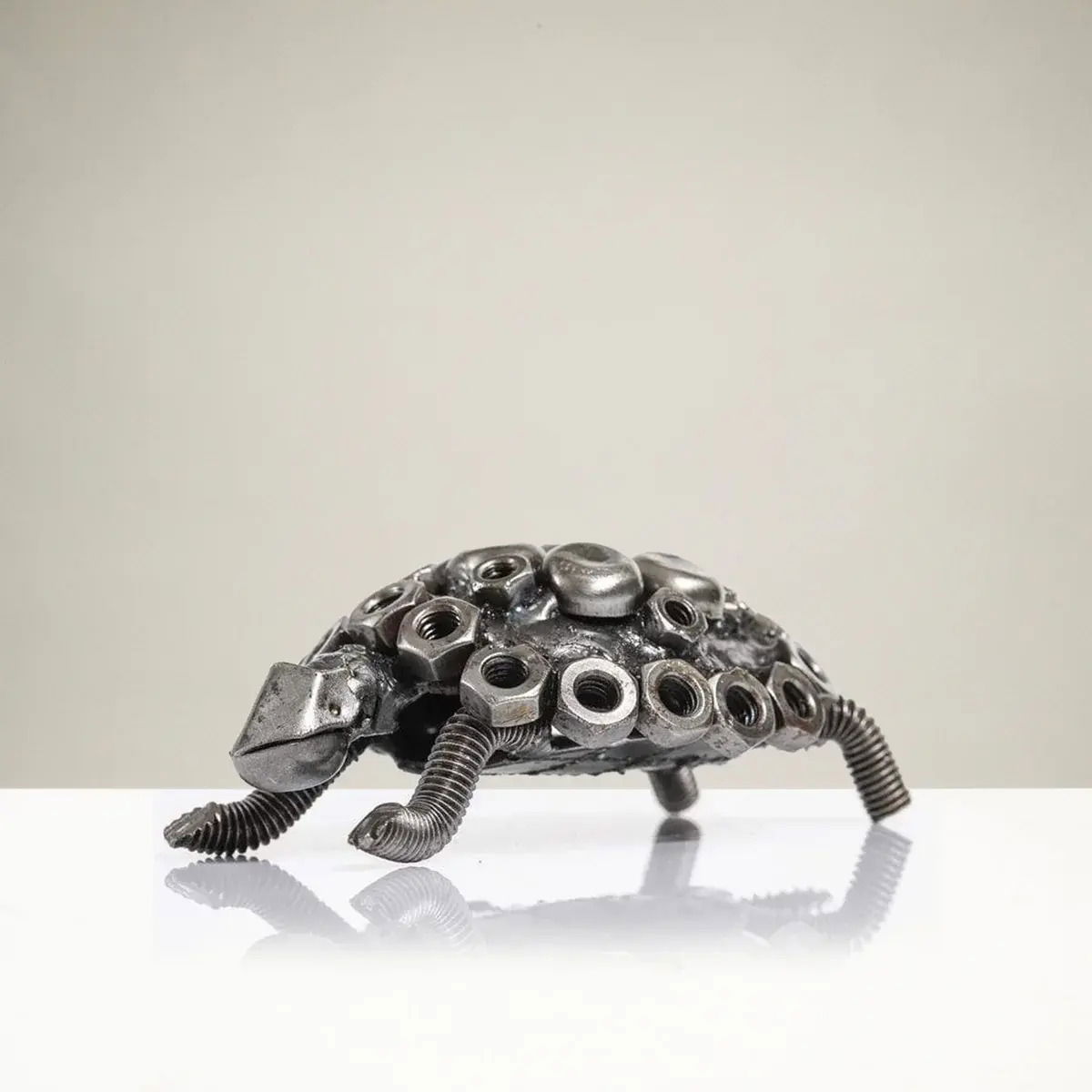 Turtle Recycled Metal Sculpture