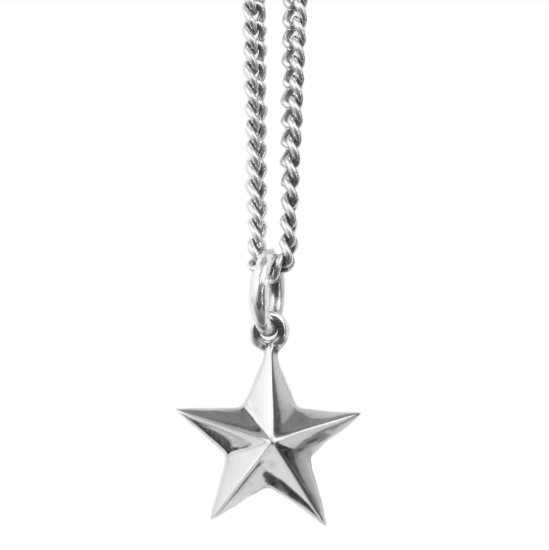 Closeup photo of STAR PENDANT