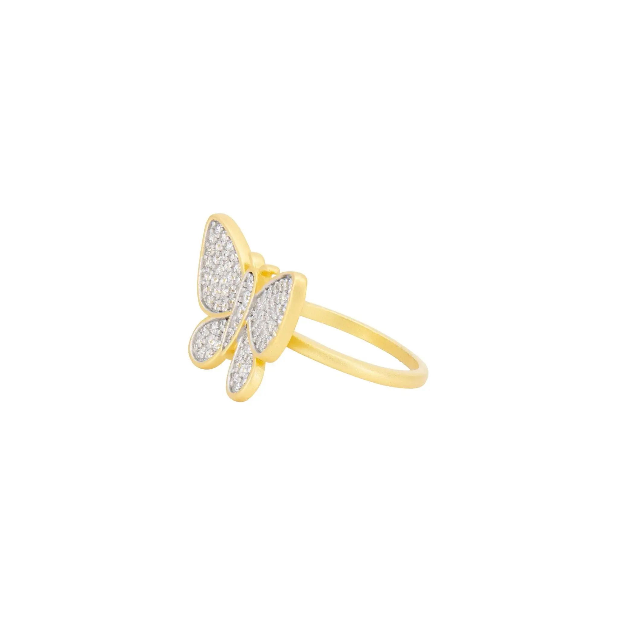 FREIDA ROTHMAN BUTTERFLY HOPE RING