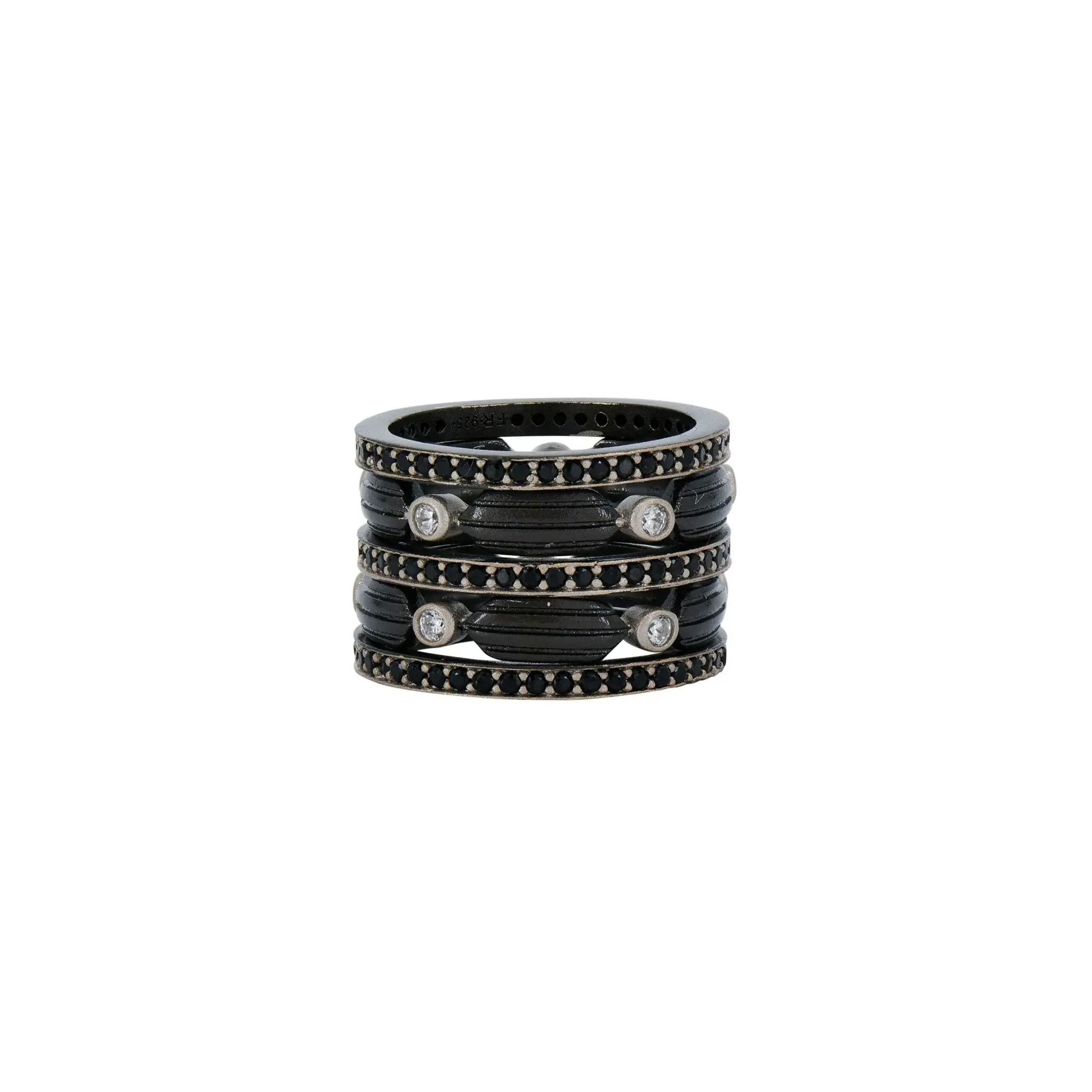 INDUSTRIAL FINISH HONEYCOMB 5-STACK RING