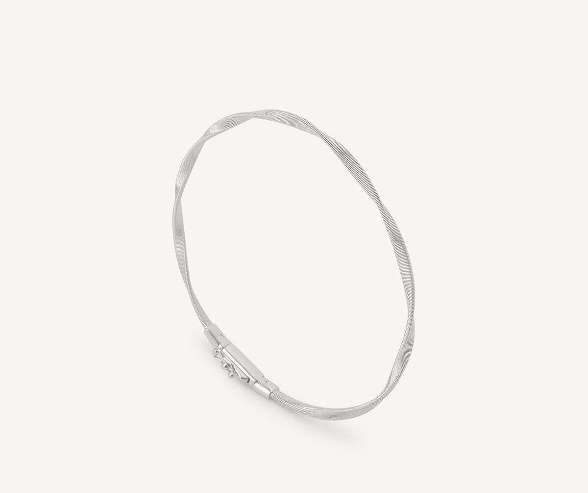 18K White Gold Twisted Coil Bracelet – Marco Bicego