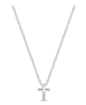 Simple Cross Necklace (Silver)