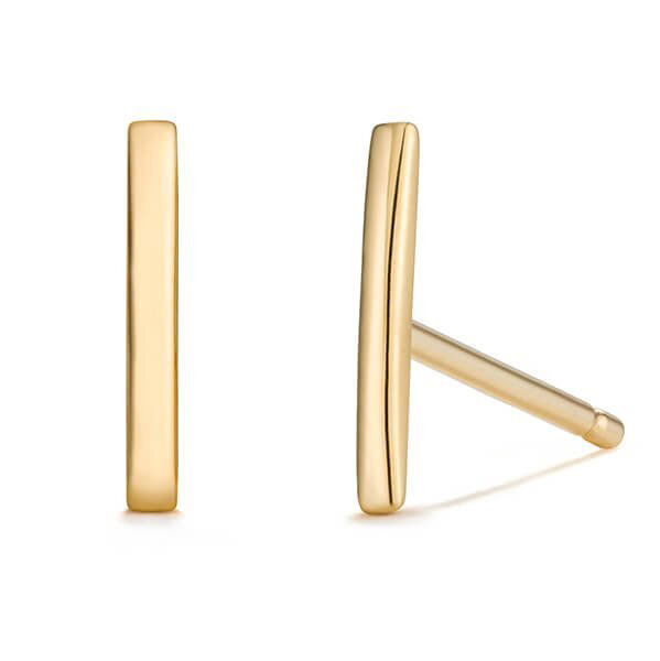 Closeup photo of SAL | Bar Stud Earrings