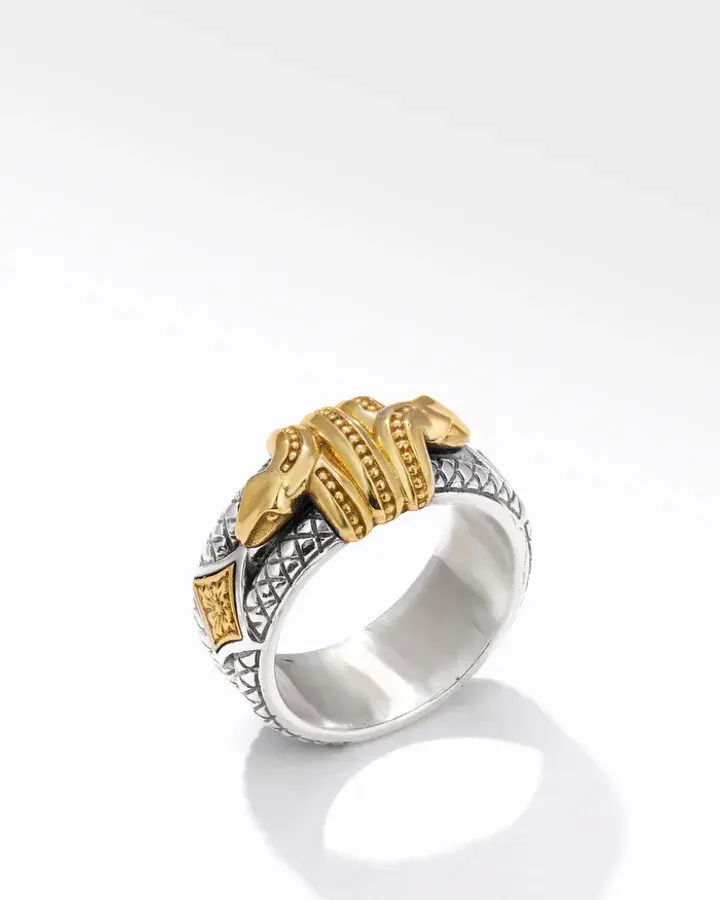 MaterialsSTERLING SILVER & BRONZE ALCHEMY RING