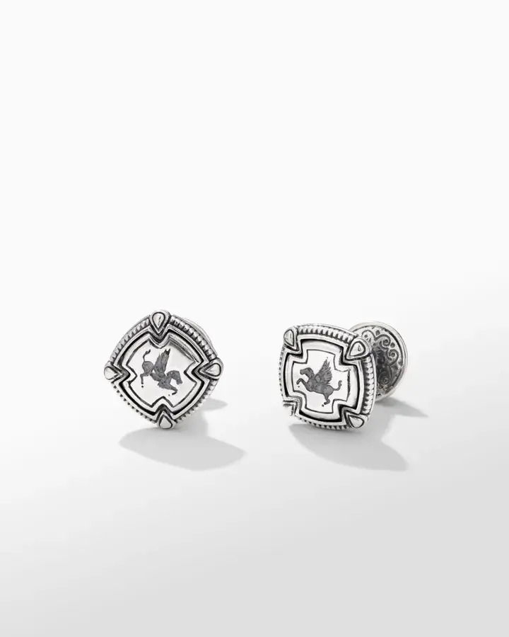 S/S PEGASUS SQUARE CUFF LINK