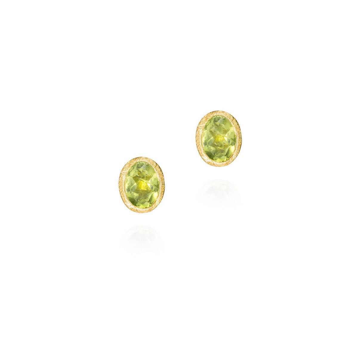 JORGE REVILLA 18k/SS PERIDOT EARRING