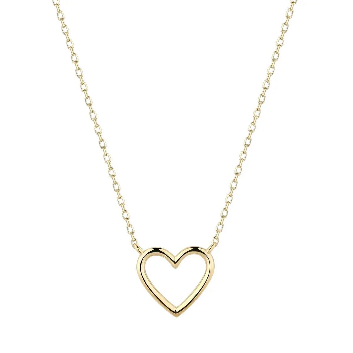 When you live life with an open heart, you absorb the beauty of the world. Layer our Jane Open Heart Necklace with your favorites for a perfectly charming statement.Details: Material: 14K solid goldDimensions: 16in + 2in ext. JANE | HEART NECKLACE