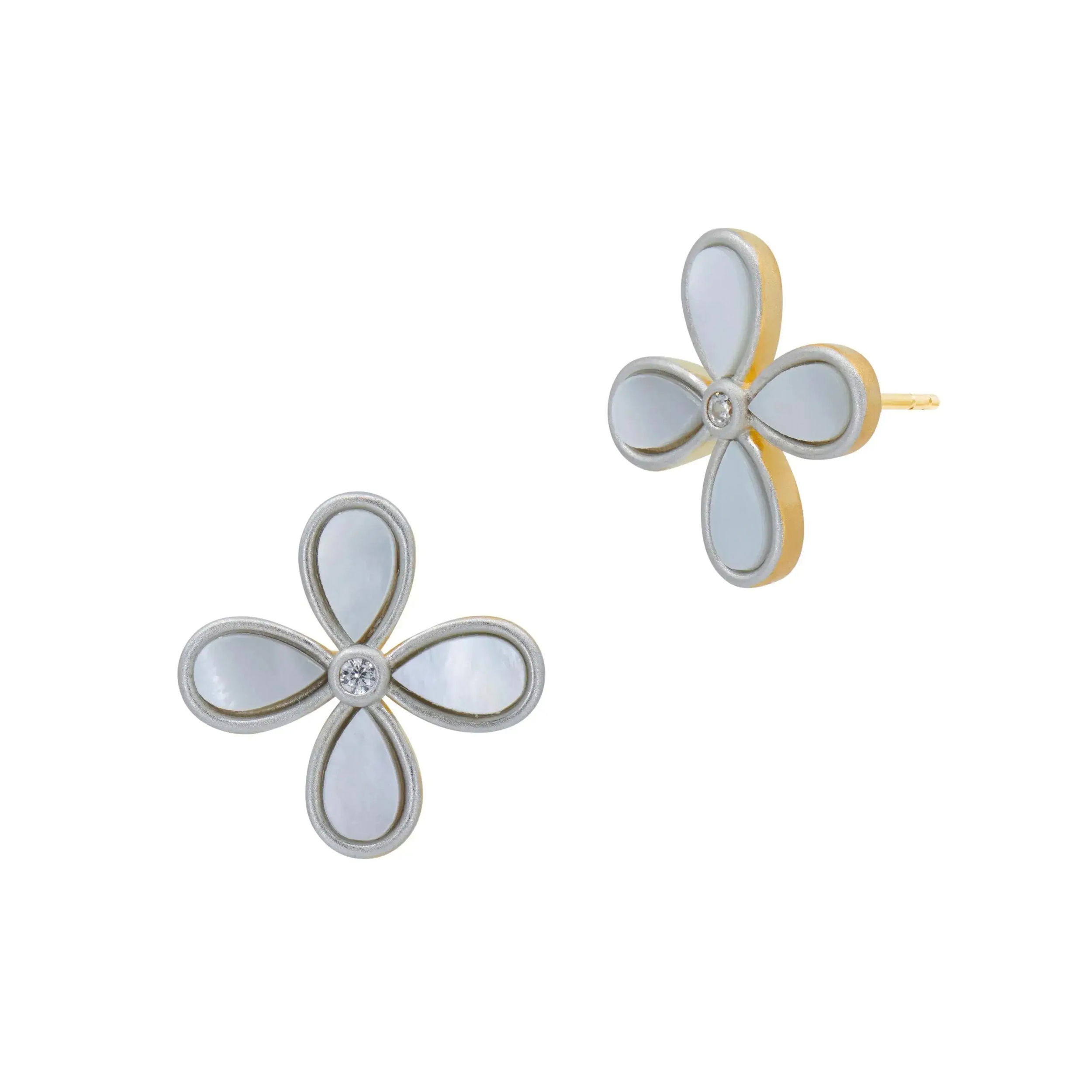 BLOSSOMING BRILLIANCE STUD EARRINGS