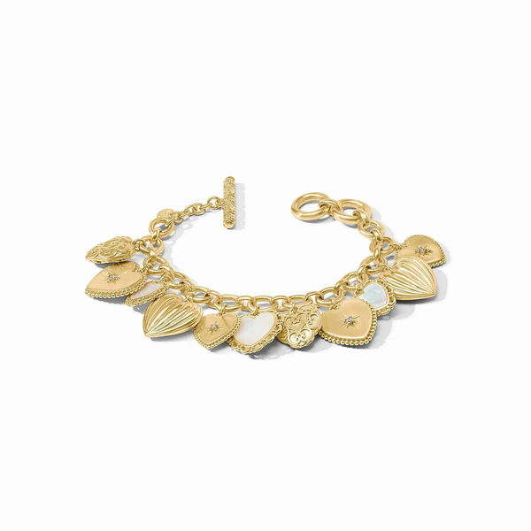 Closeup photo of Heart Charm Bracelet
