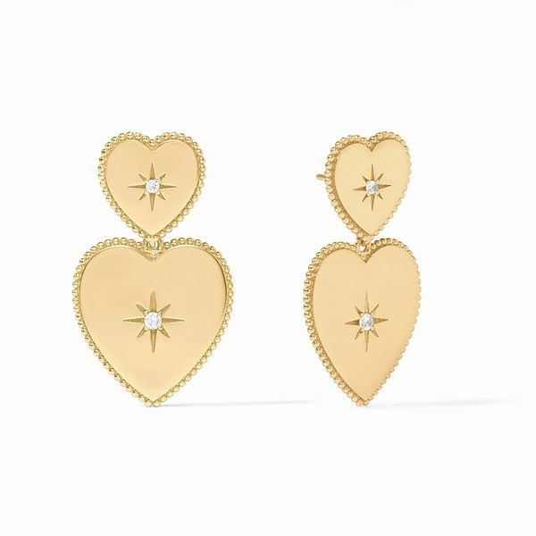 Closeup photo of Heart Statement Earring