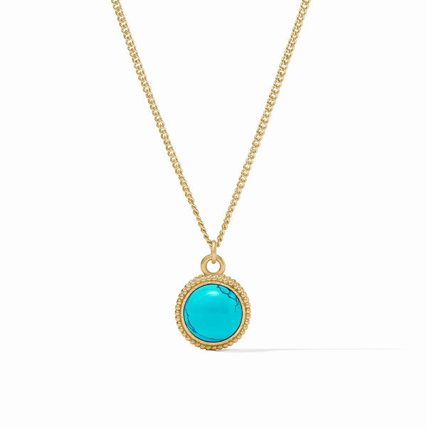 Closeup photo of Fleur-de-Lis Solitaire Necklace