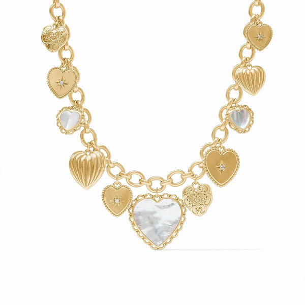 Closeup photo of Heart Charm Necklace