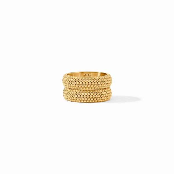 Closeup photo of Beaded Eternity Duet Ring