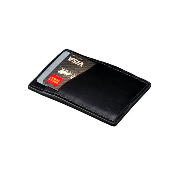 Closeup photo of Black Card/Cash Wallet