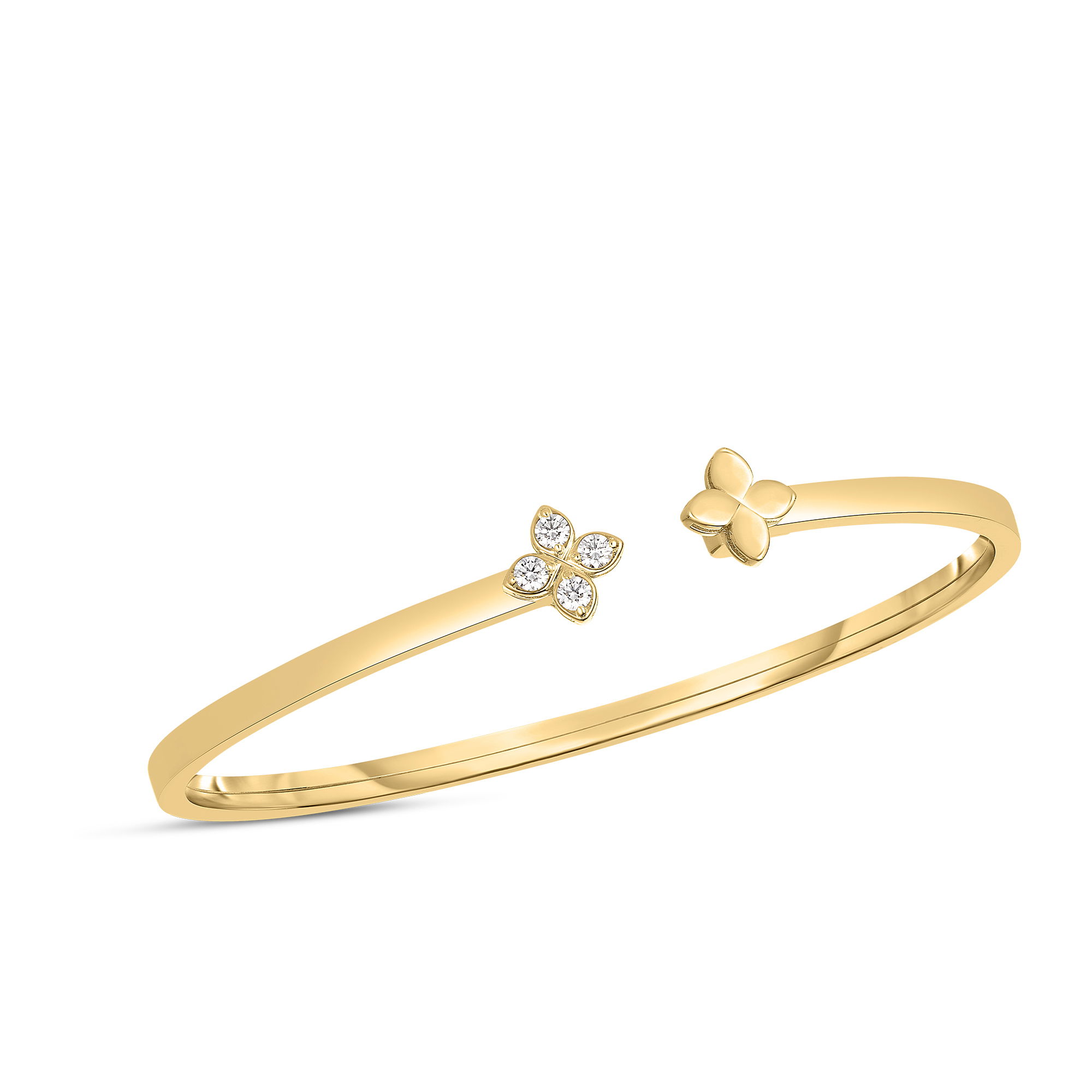 18KY GOLD LOVE IN VERONA DIAMOND BANGLE