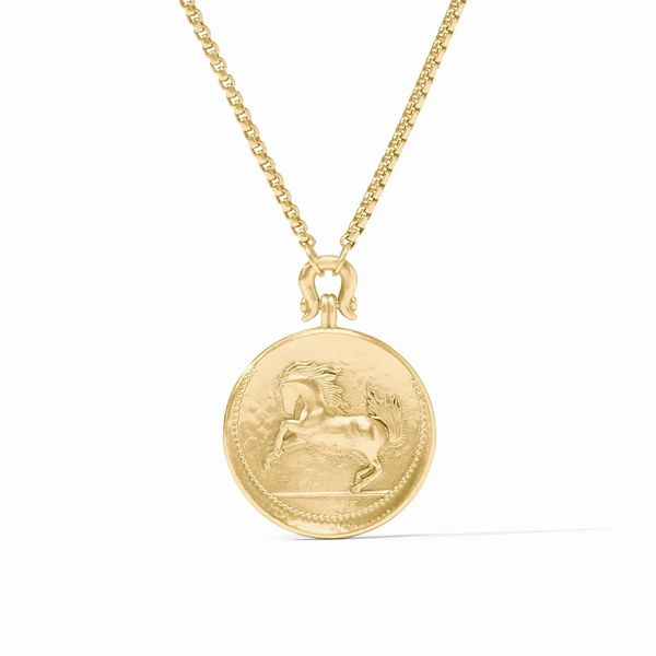 Closeup photo of Saratoga Horse Necklace