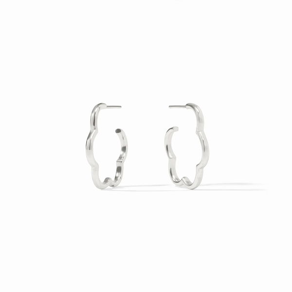 Closeup photo of GARDENIA HOOP SILVER