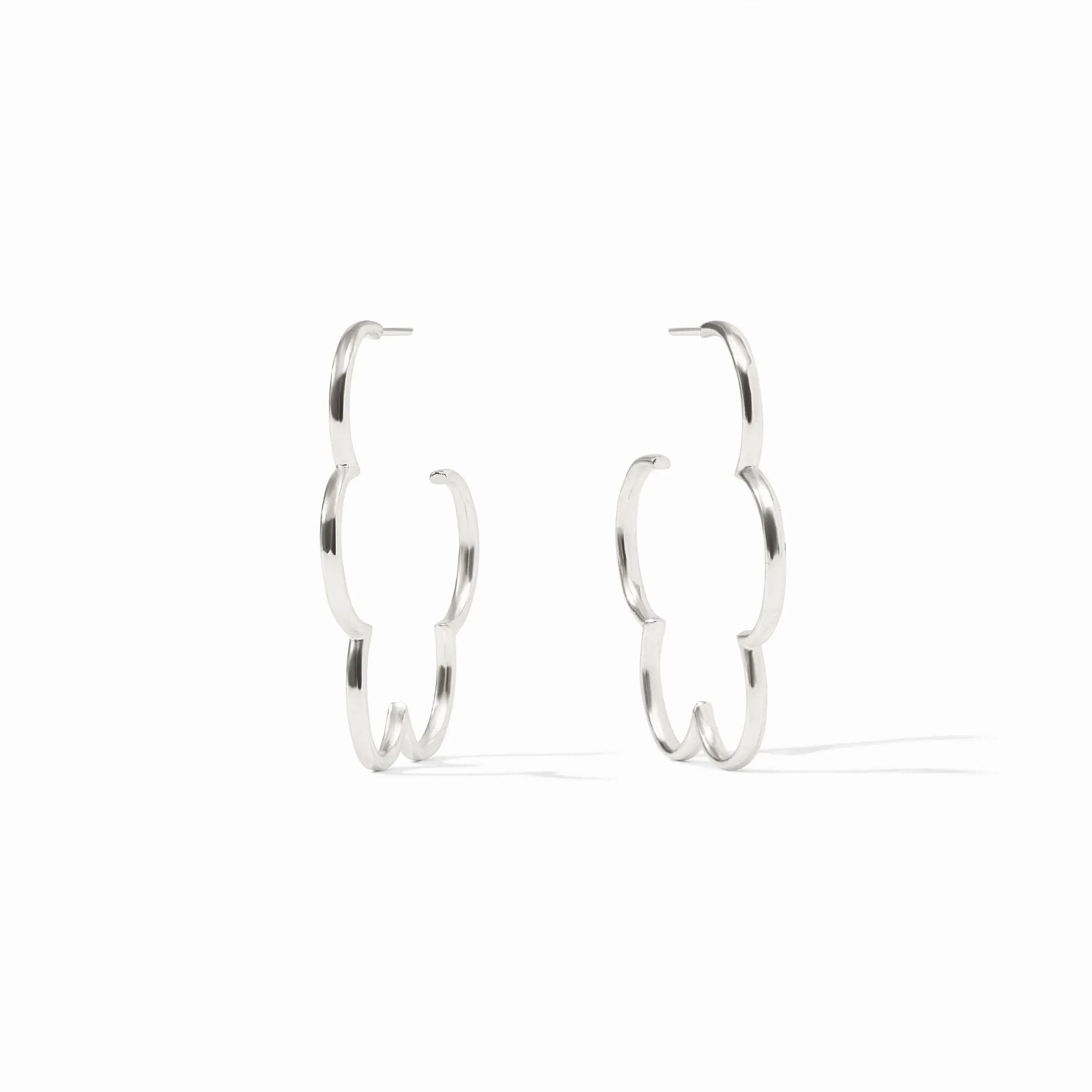 GARDENIA HOOP SILVER