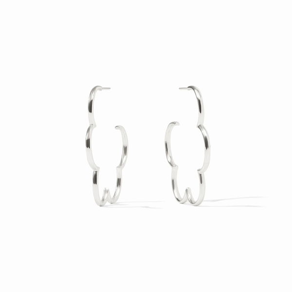 Closeup photo of GARDENIA HOOP SILVER