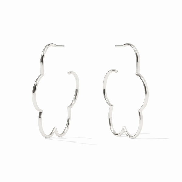 Closeup photo of GARDENIA HOOP SILVER